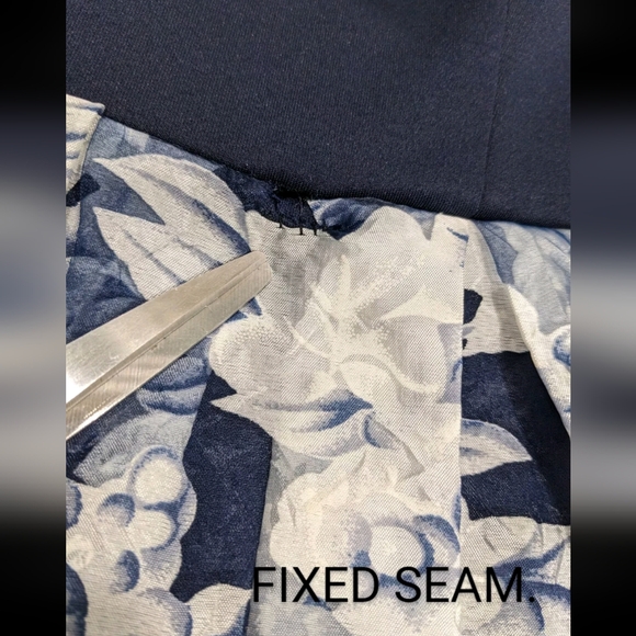 NWT B. Darlin Fit Flare Mini Dress 5 / 6 Chiffon Skirt Area Tie Waist - Picture 11 of 14